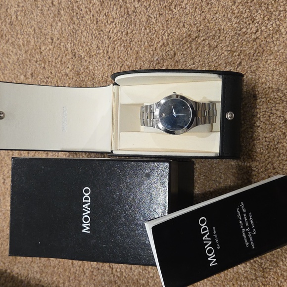 Men's Stainless Steel Movado Watch - Picture 8 of 8